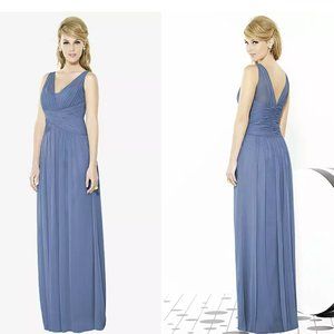 AFTER SIX DRESS 6711 in Windsor Blue size 8